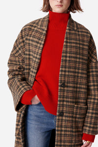 Bachir wool coat - Caramel