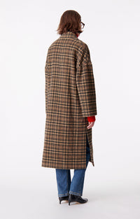 Manteau Bachir en laine - Caramel