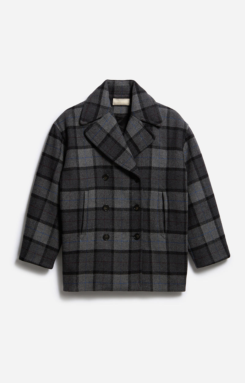 19 QTY NEW // ANTHRACITE / Manteau Berlin - ANTHRACITE