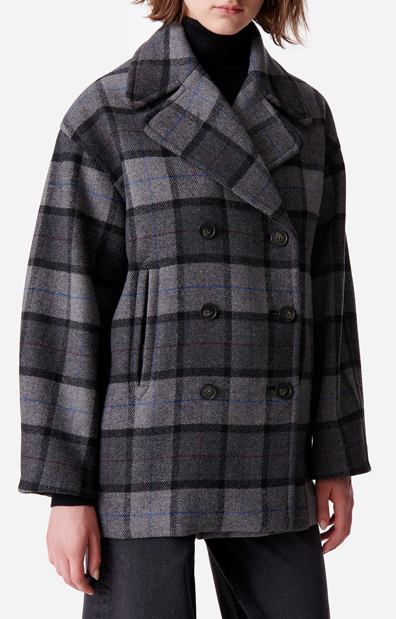 19 QTY NEW // ANTHRACITE / Manteau Berlin - ANTHRACITE