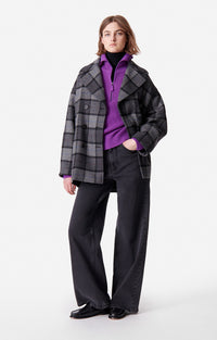 19 QTY NEW // ANTHRACITE / Manteau Berlin - ANTHRACITE