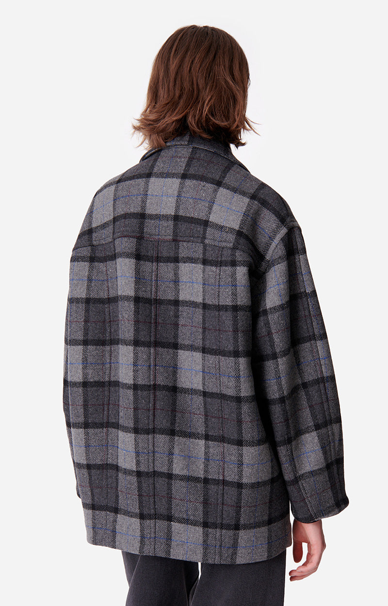 19 QTY NEW // ANTHRACITE / Manteau Berlin - ANTHRACITE