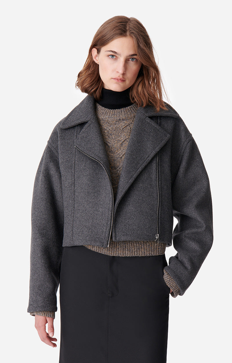 12 QTY NEW // ANTHRACITE / Manteau Bless - ANTHRACITE