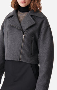 Veste courte Bless en laine - Anthracite