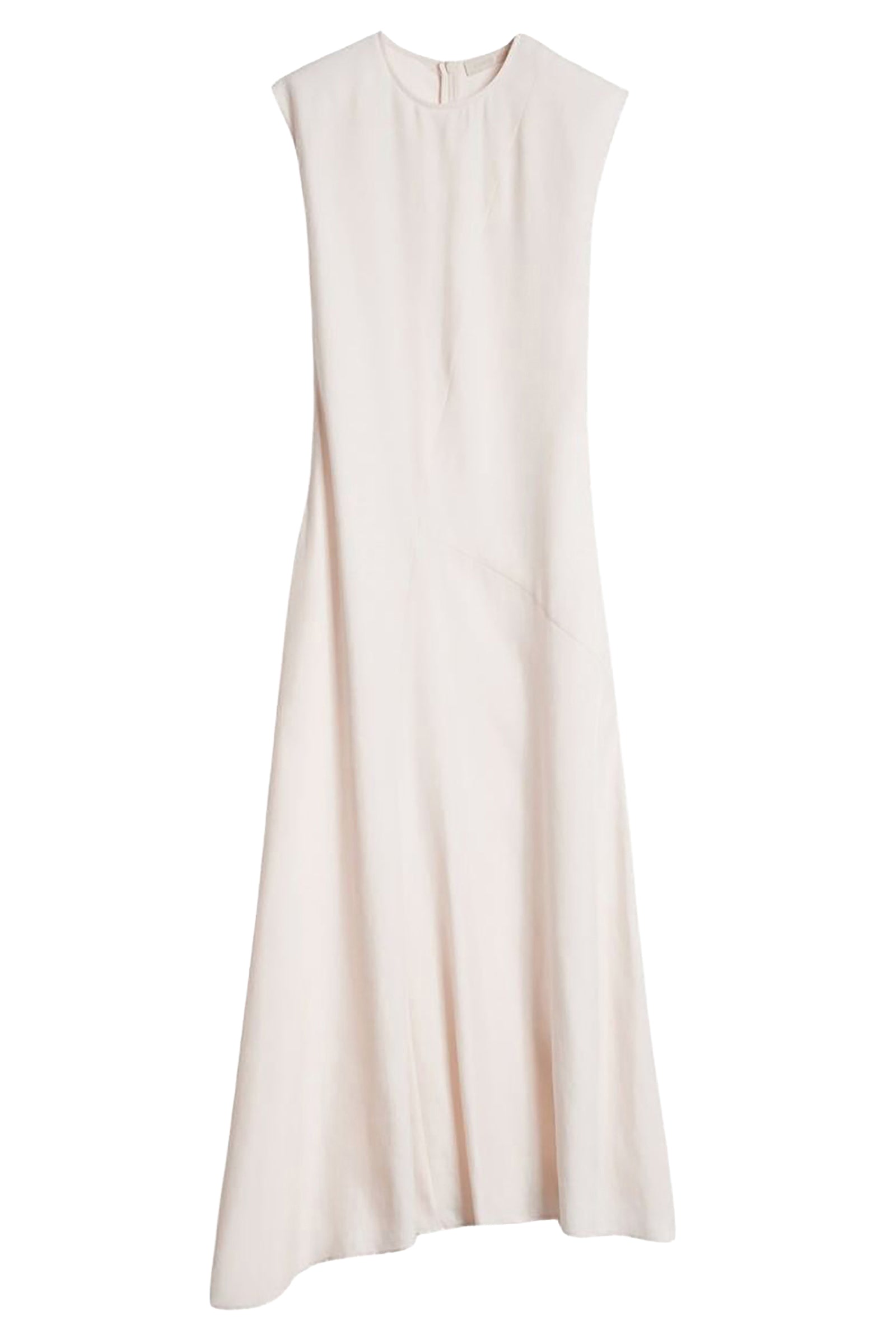 Robe longue asymétrique Enea - Écru