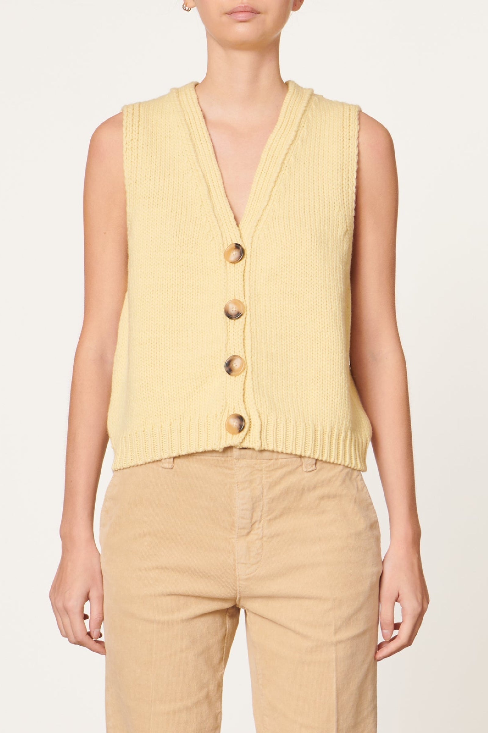 Gilet Dounya en laine - Citrus