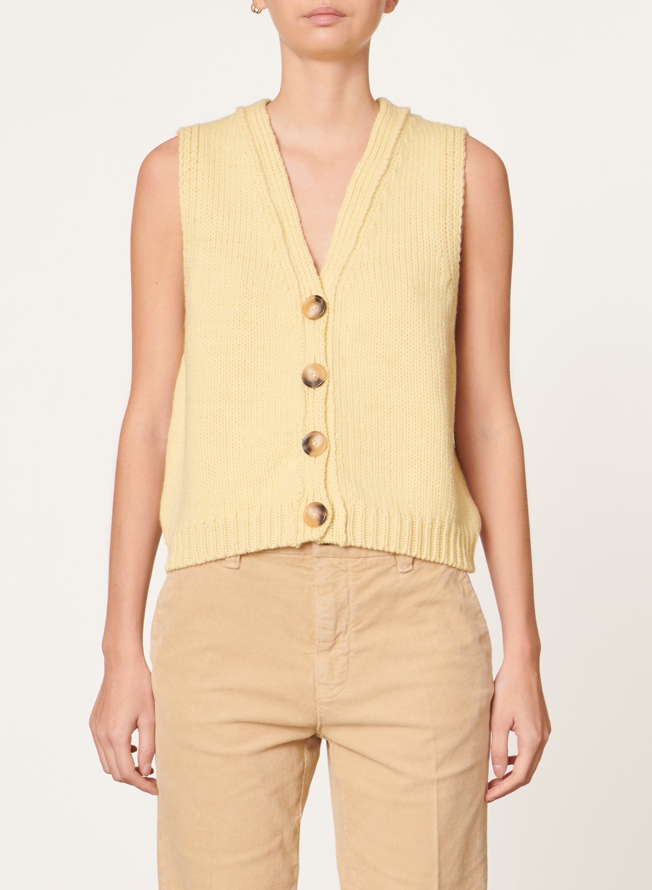 Gilet Dounya en laine - Citrus