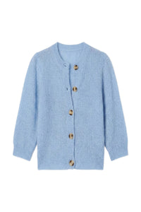 RECO : 110 // Cardigan en mohair mélangé - Hortensia