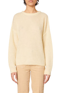 Pull à col rond Deborah en laine - Citrus