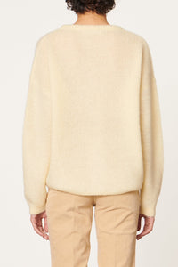 Pull à col rond Deborah en laine - Citrus