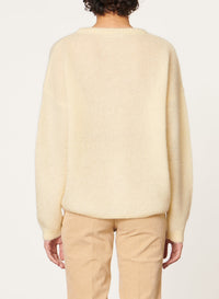 Pull à col rond Deborah en laine - Citrus