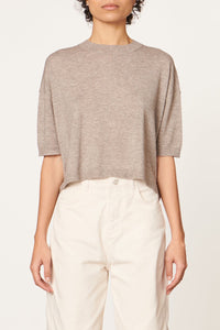 Pull Deliah en laine - Taupe