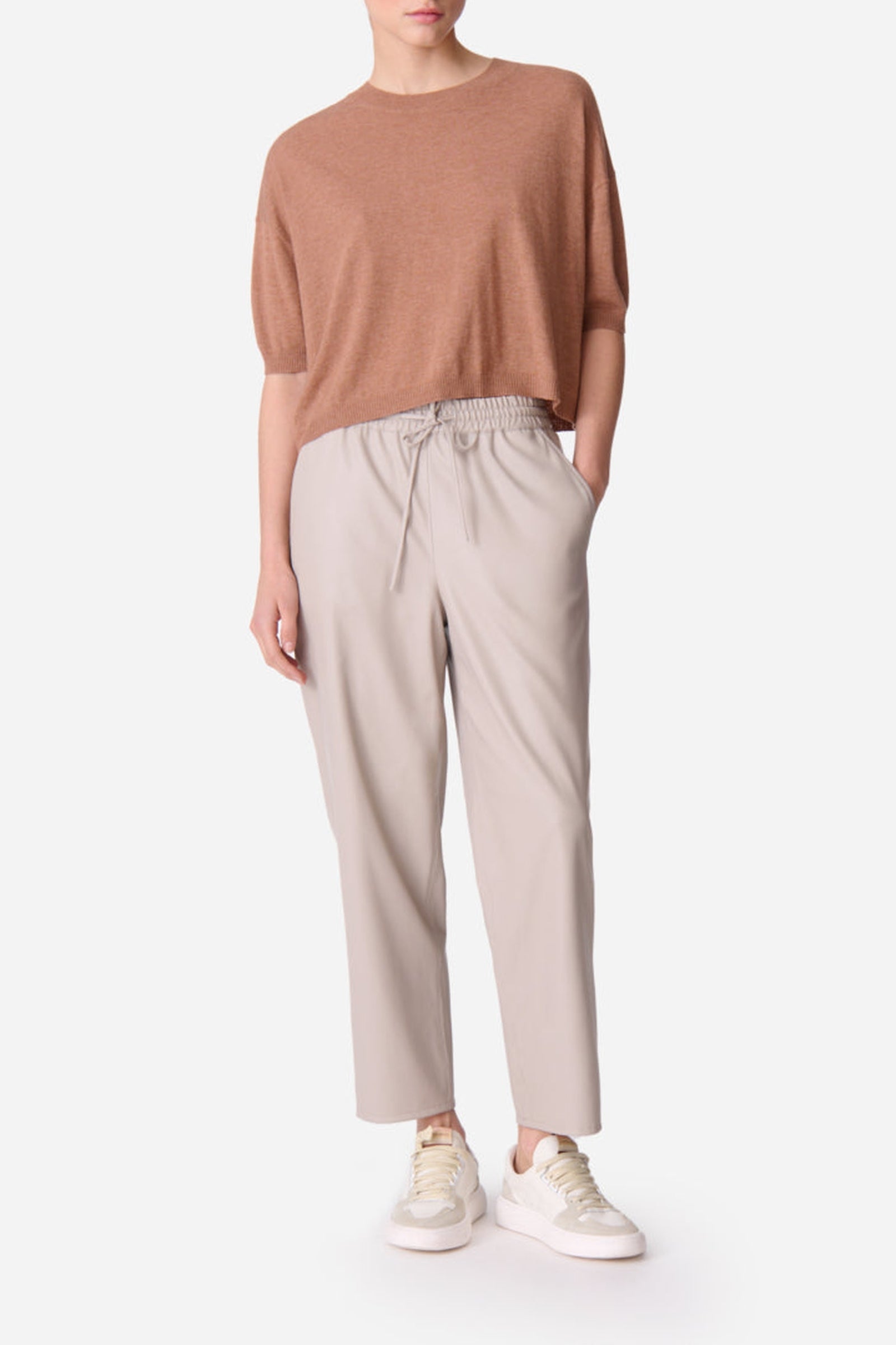 Pull Deliah en laine - Noisette
