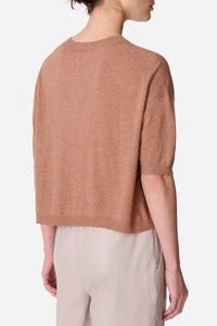 Pull Deliah en laine - Noisette