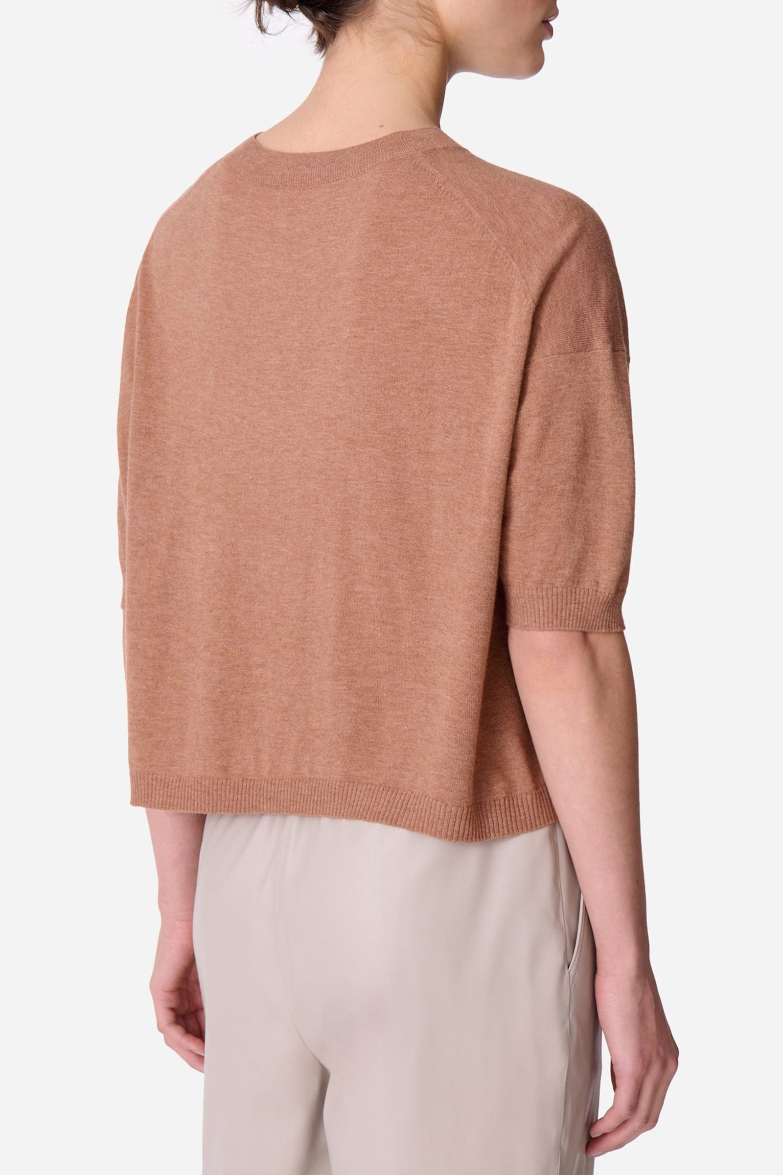 Pull Deliah en laine - Noisette