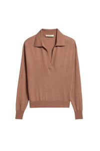 Pull Dixie en laine - Noisette