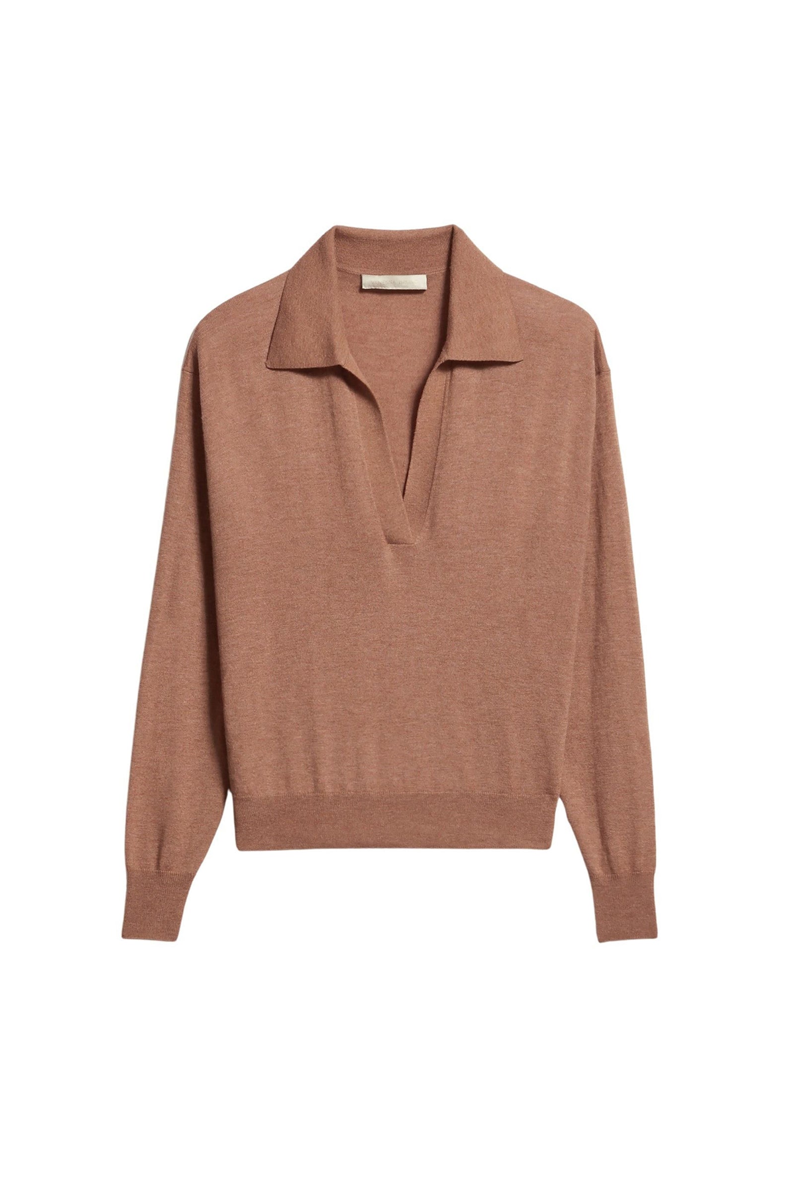 Pull Dixie en laine - Noisette
