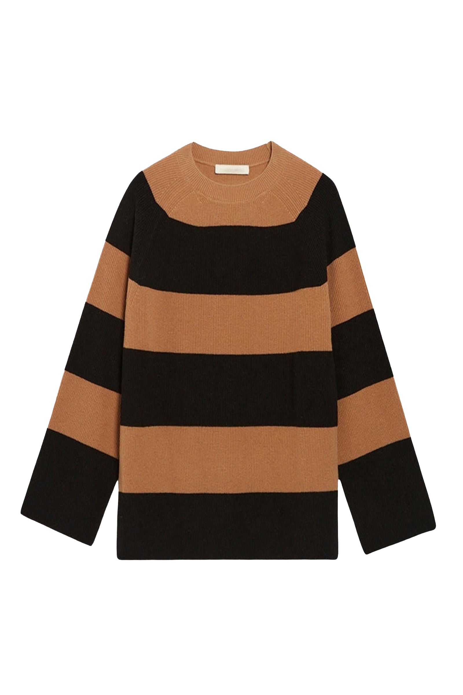 Pull Dania en laine - Cannelle & Noir