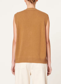Gilet Dashley en laine - Camel