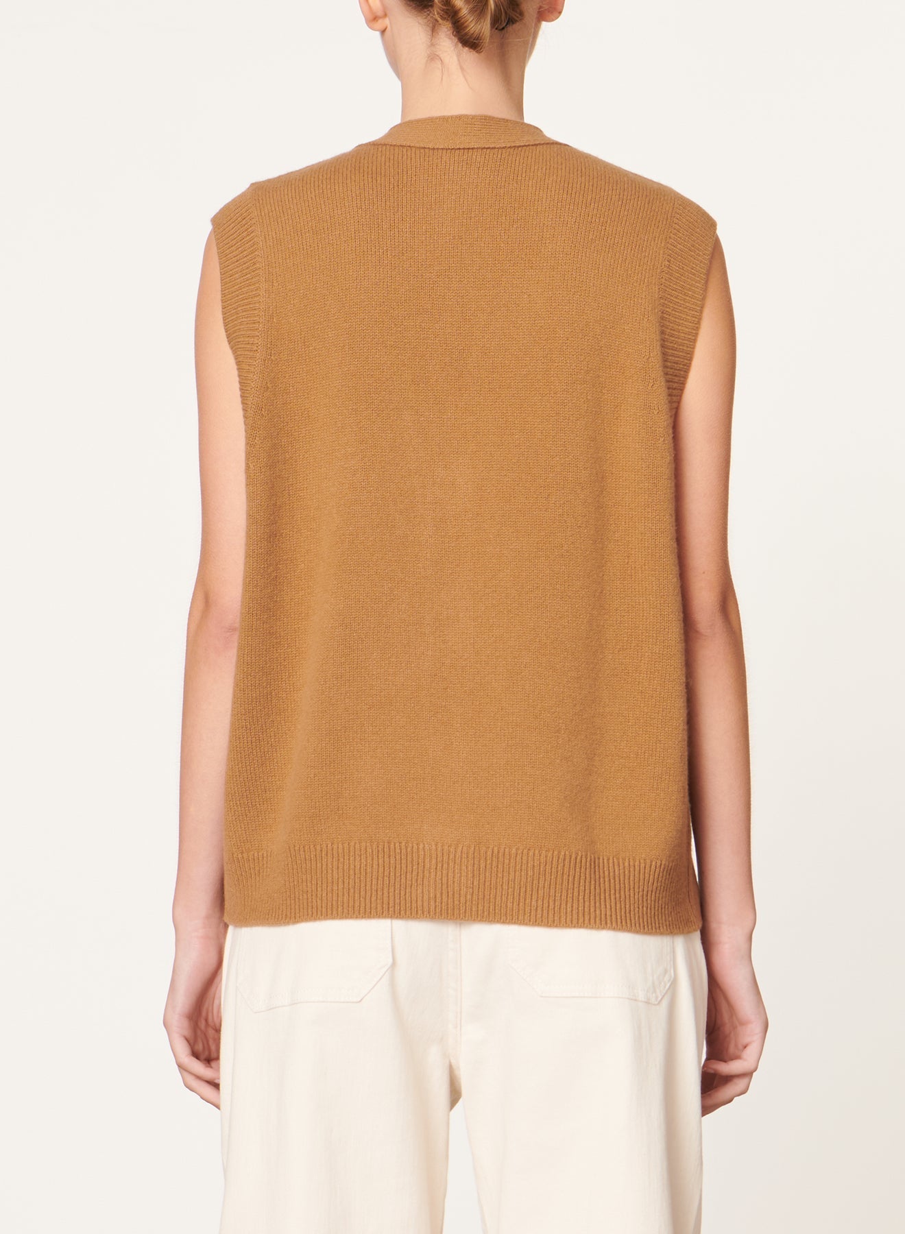 Gilet Dashley en laine - Camel