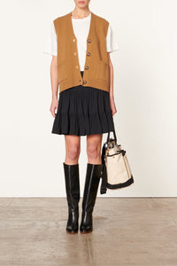 Gilet Dashley en laine - Camel