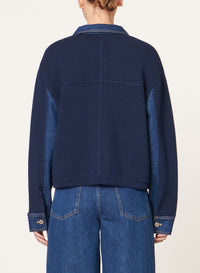 Veste Denver en laine - Bleu