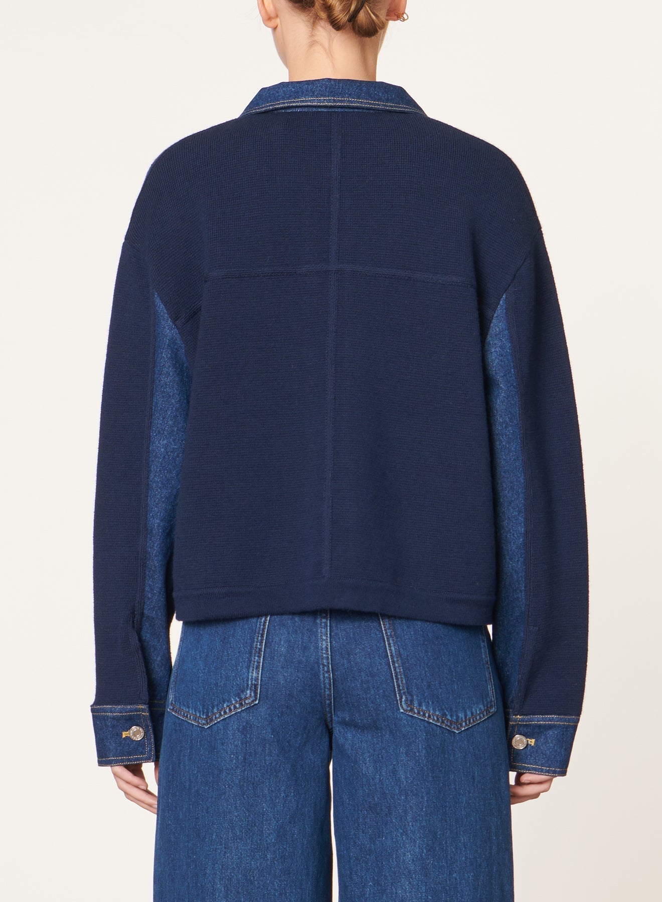 Veste Denver en laine - Bleu