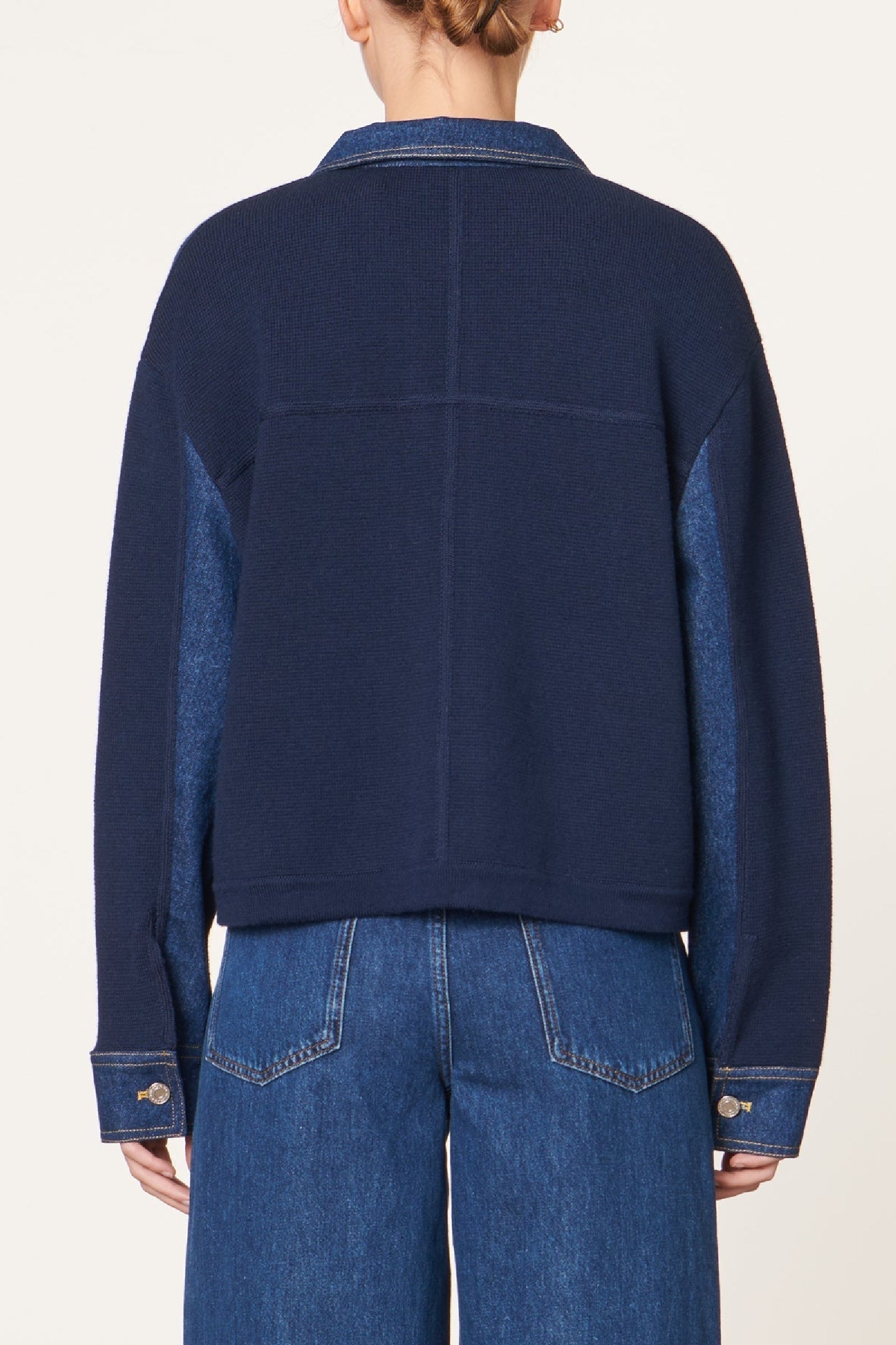 Veste Denver en laine - Bleu