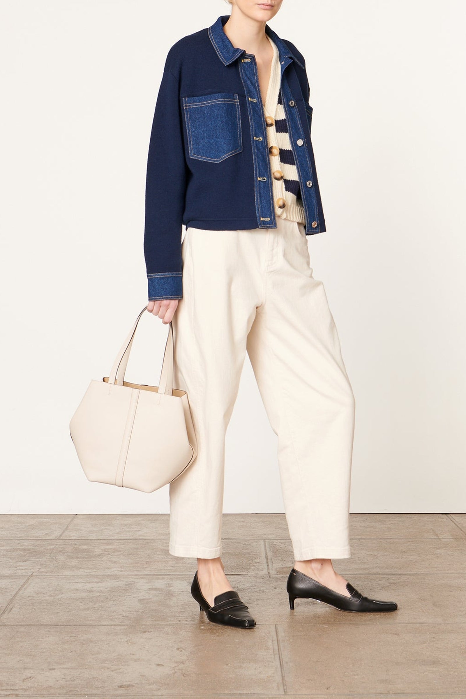 Veste Denver en laine - Bleu