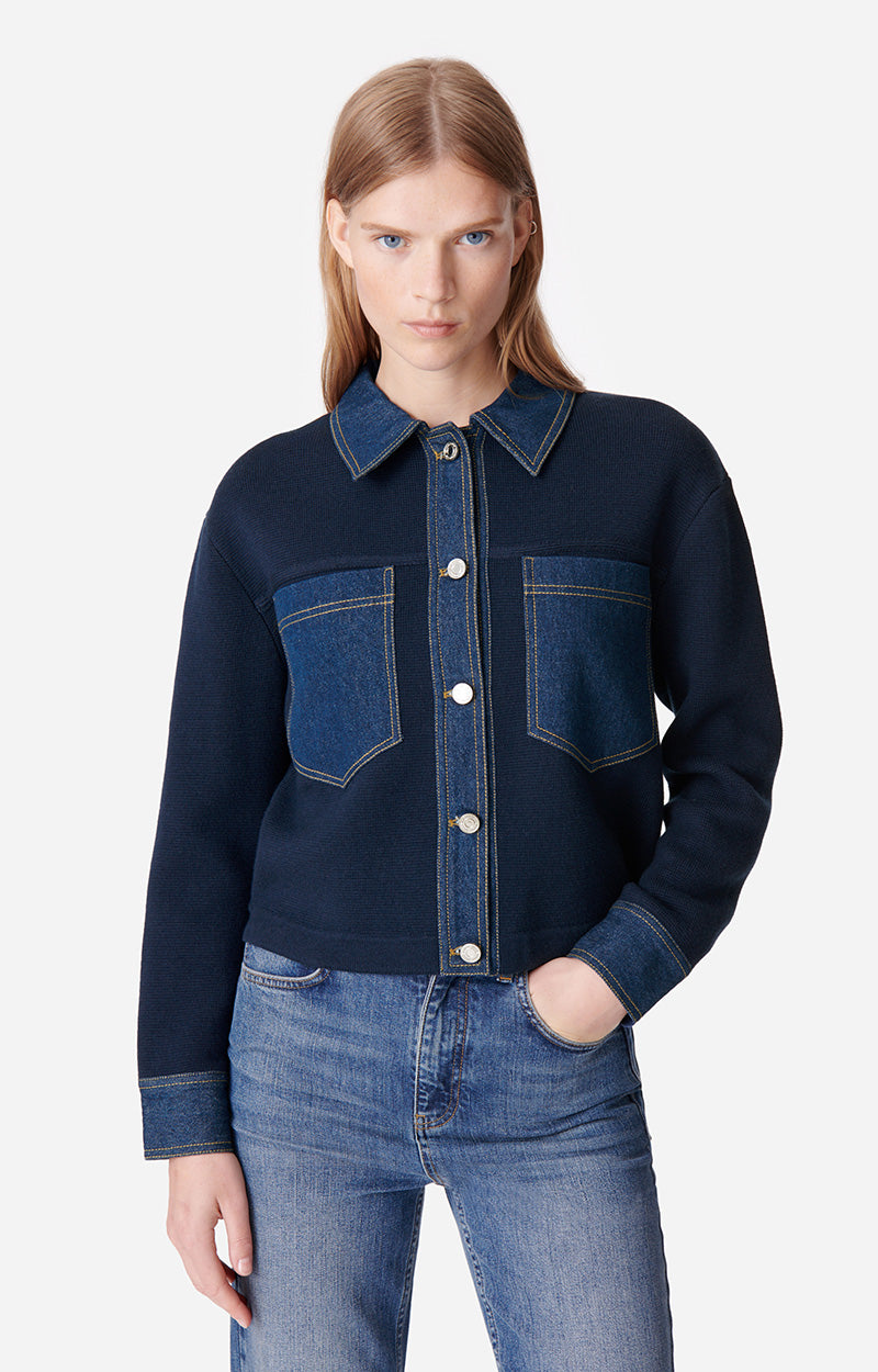 26 QTY NEW // BLEU / Veste Denver - BLEU