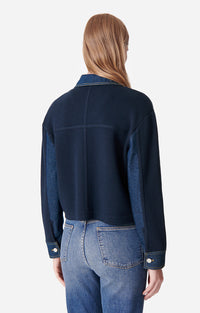 Veste Denver en laine - Bleu