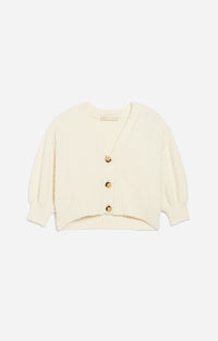 26 QTY NEW // ECRU / Cardigan Dalinda - ECRU