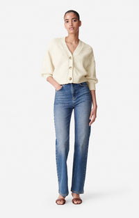 26 QTY NEW // ECRU / Cardigan Dalinda - ECRU