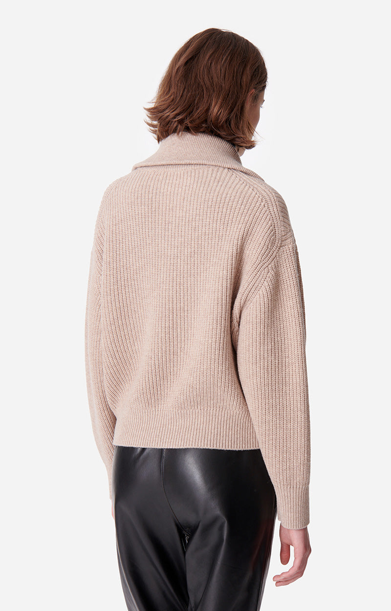 Pull Darsha en laine - Beige