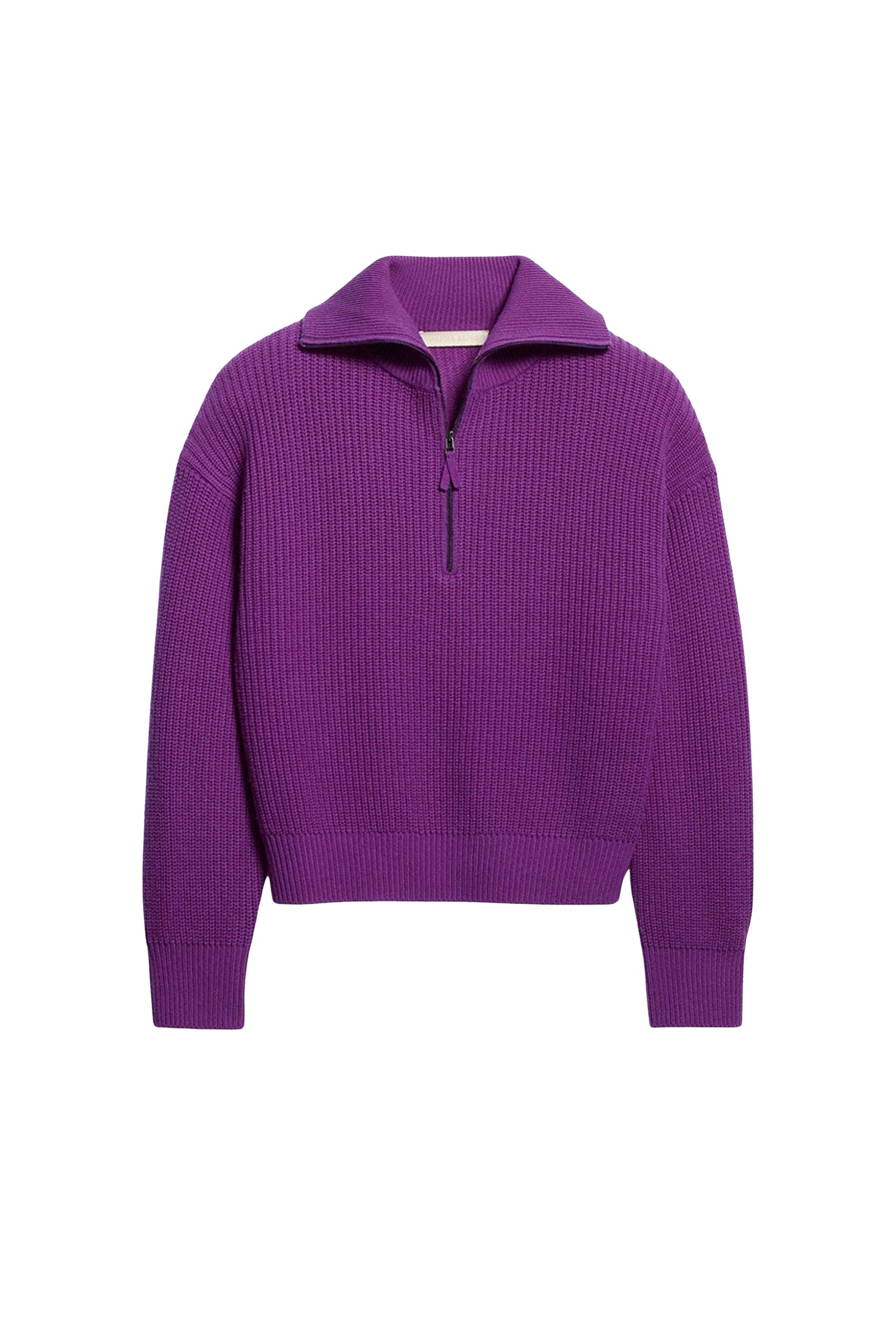 Pull Darsha en laine - Raisin
