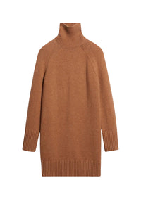 Robe Doralisa en laine - Camel