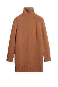 Robe Doralisa en laine - Camel
