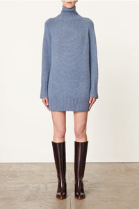 Robe Doralisa en laine - Denim