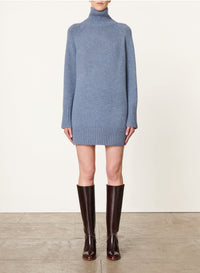 Robe Doralisa en laine - Denim