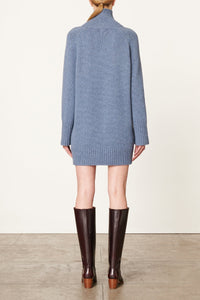 Robe Doralisa en laine - Denim