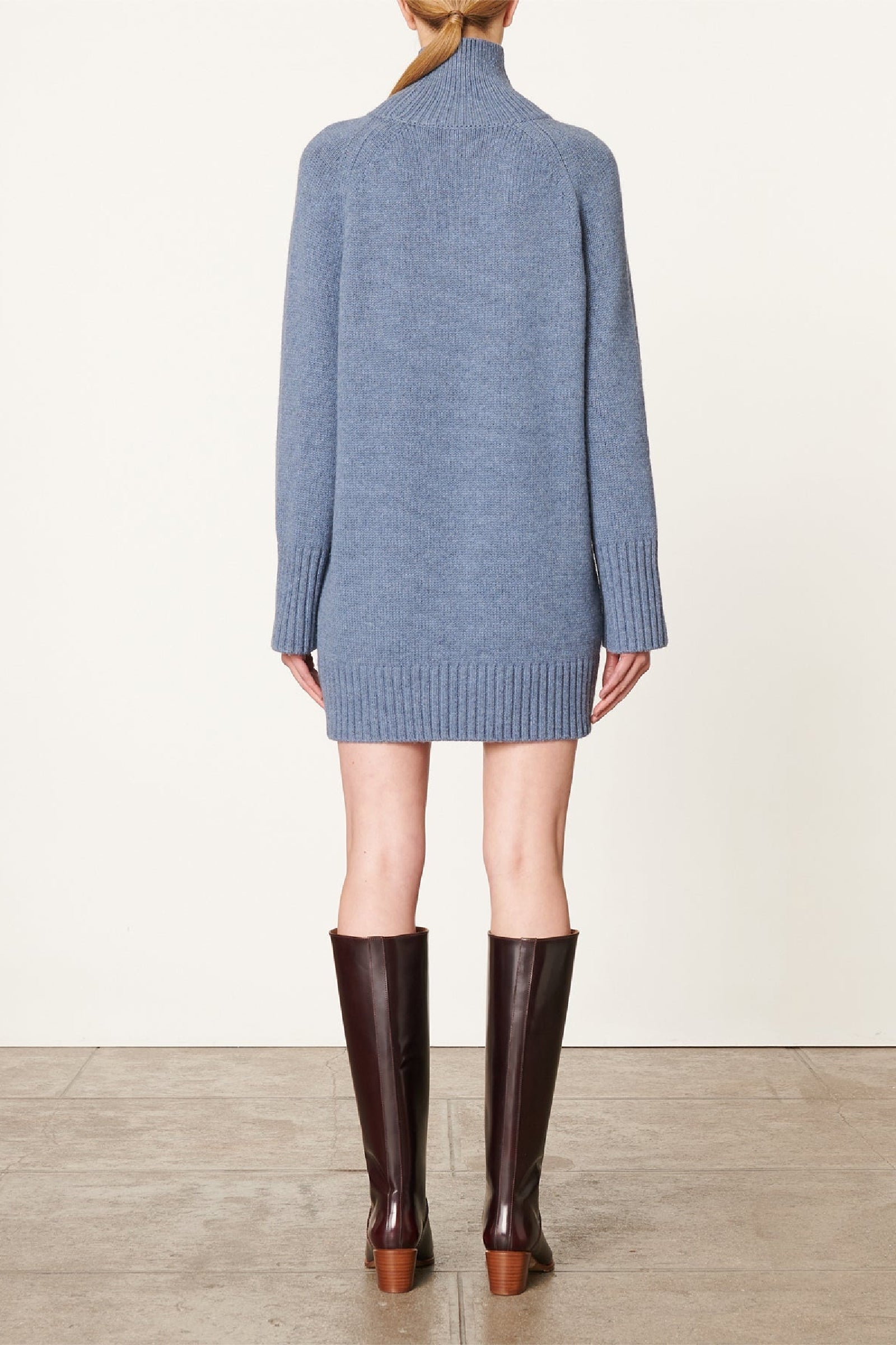 Robe Doralisa en laine - Denim