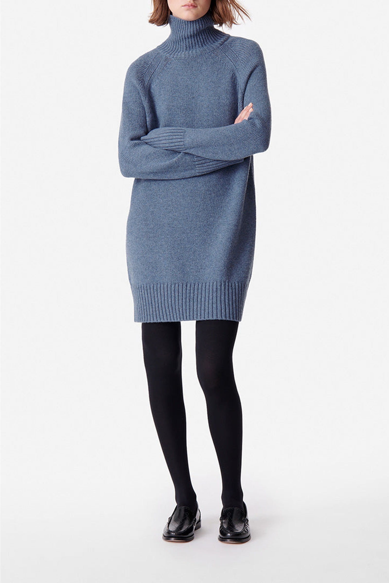 Robe Doralisa en laine - Denim