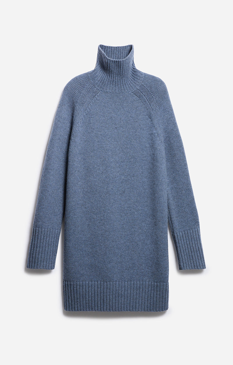 Robe Doralisa en laine - Denim