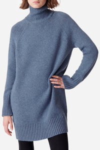 Robe Doralisa en laine - Denim