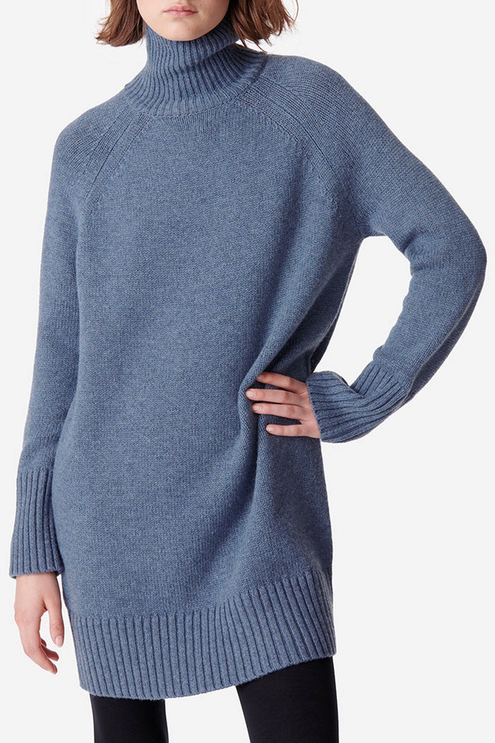 Robe Doralisa en laine - Denim