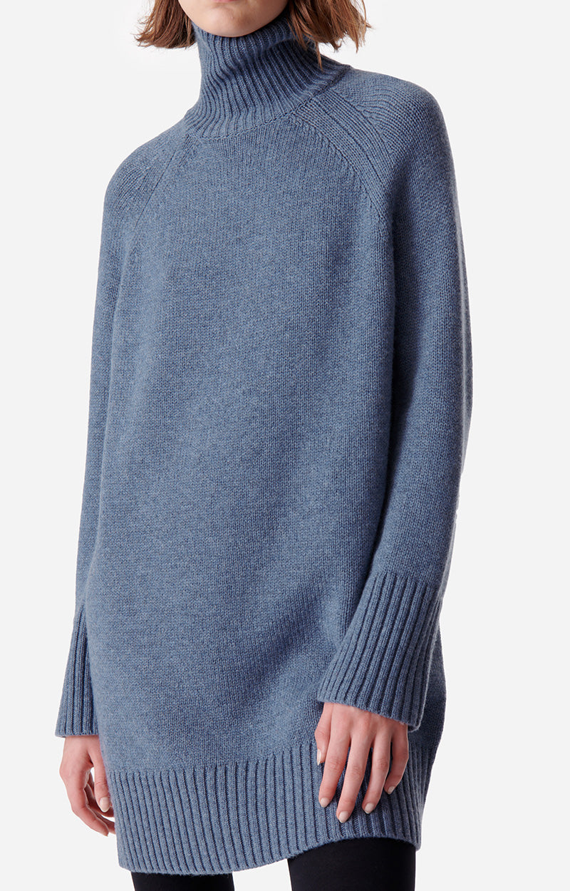 Robe Doralisa en laine - Denim