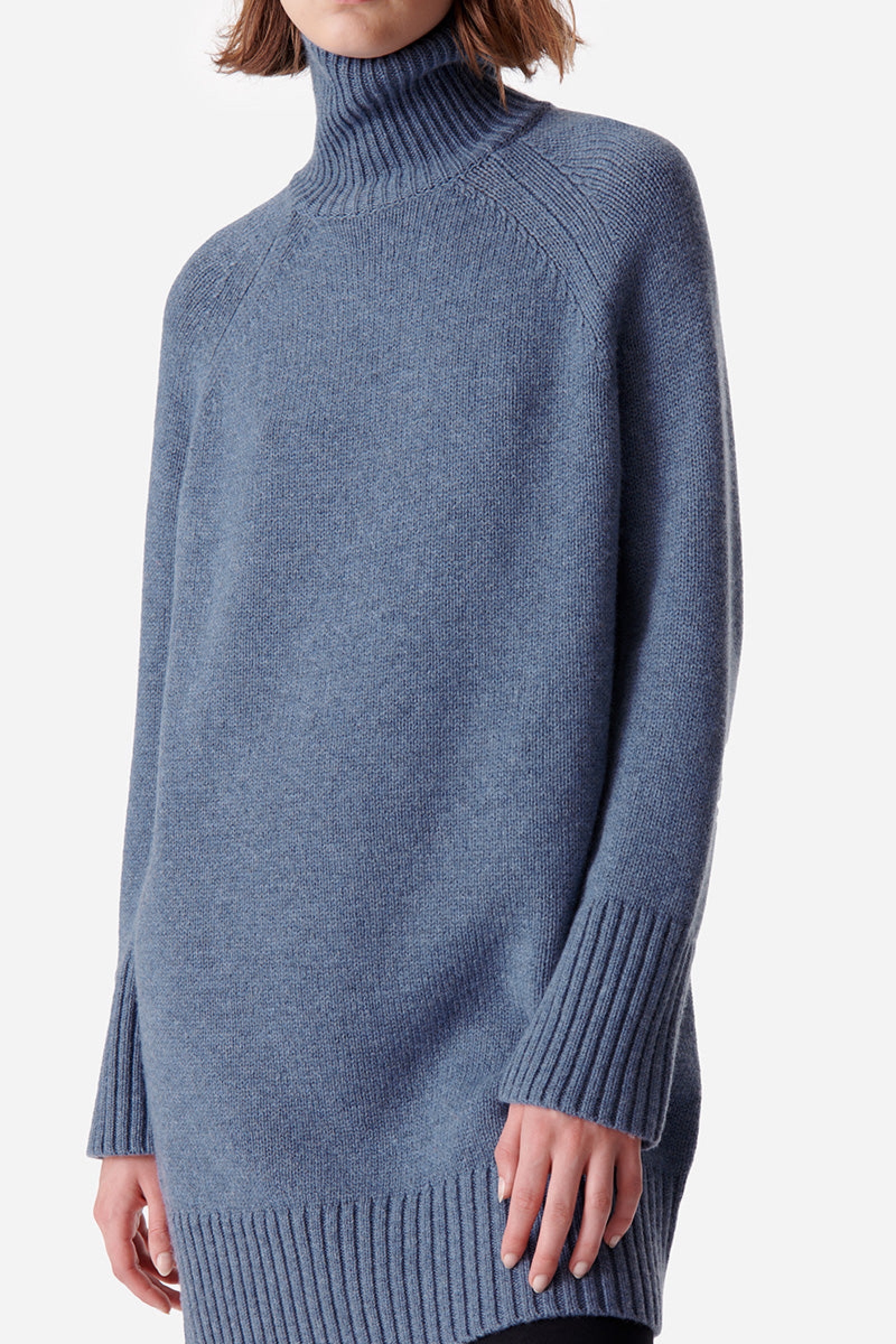 Robe Doralisa en laine - Denim
