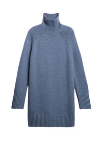 Robe Doralisa en laine - Denim