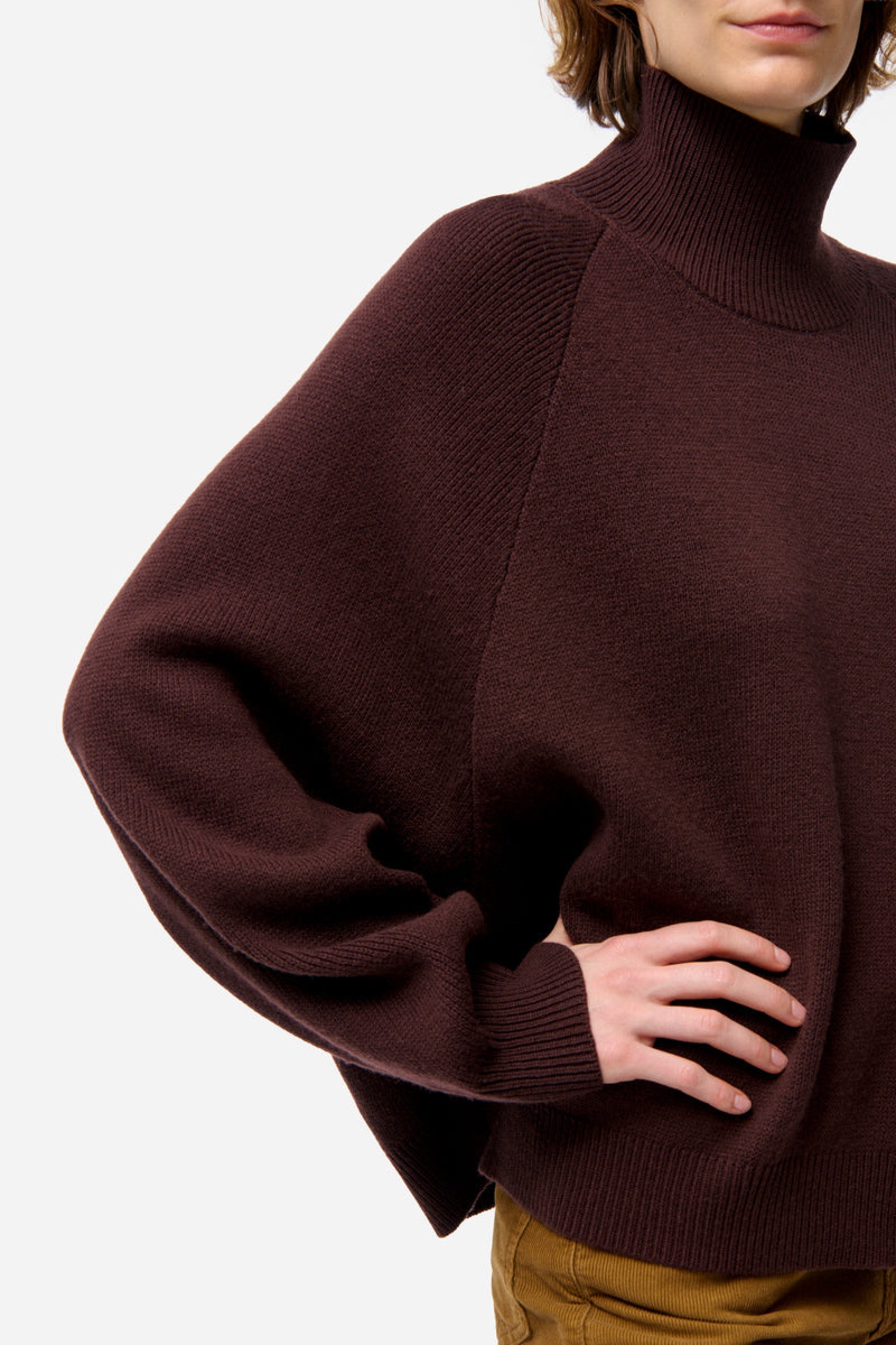 Pull Frene en laine - Chocolat