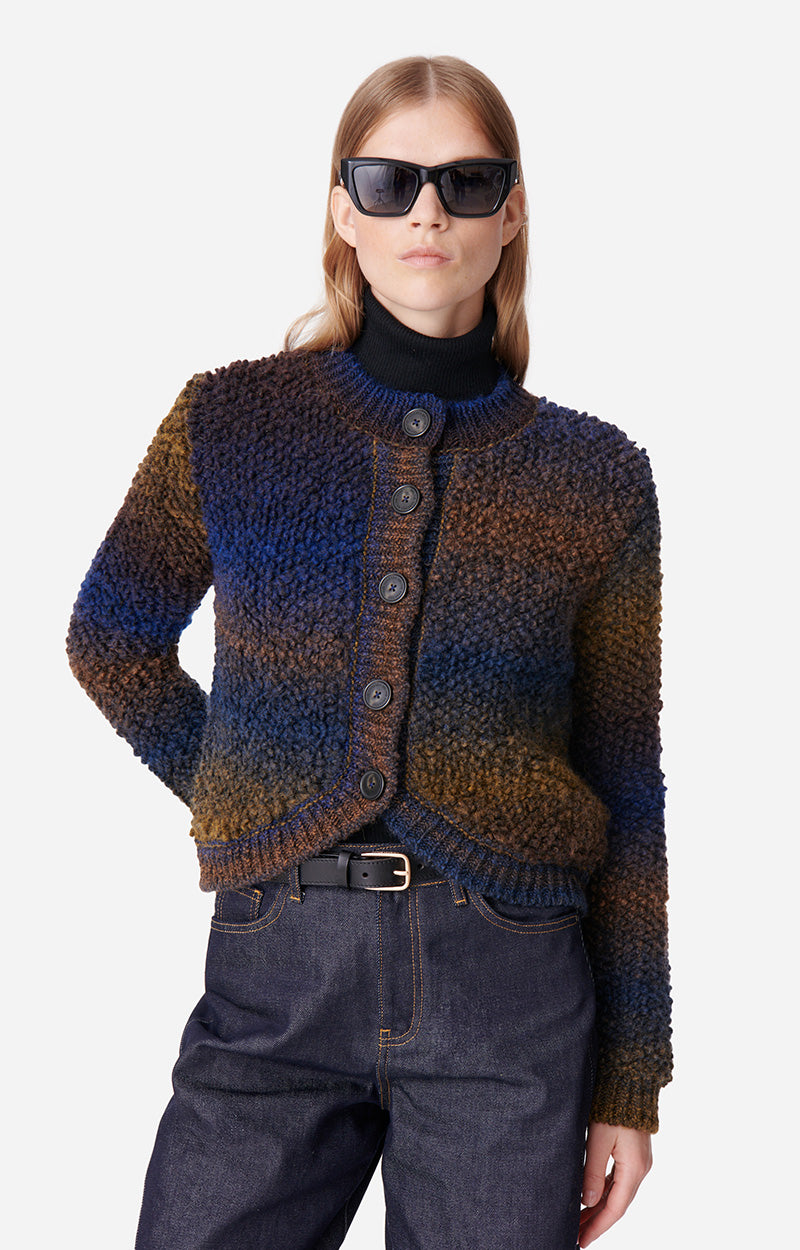 17 QTY NEW // PETROLE / Gilet Drissa - PETROLE